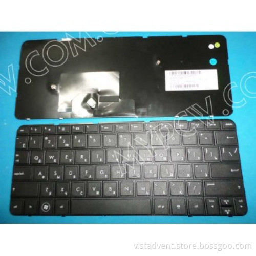 Russian keyboard HP mini 1103,110-3600 110-3500 CQ10-700 210-2000 black V112046BS1-RU NM3 AENM3700010 new